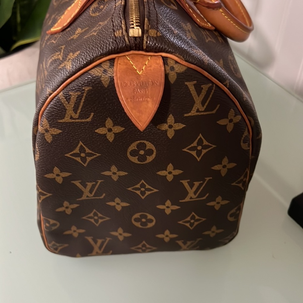 Authentic Louis Vuitton Monogram Speedy 30 Hand Boston Bag  travel hand bag - Picture 4 of 12